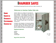 Tablet Screenshot of hambersafes.com